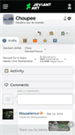 Mobile Screenshot of choupee.deviantart.com
