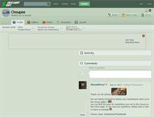 Tablet Screenshot of choupee.deviantart.com