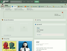 Tablet Screenshot of niuu.deviantart.com