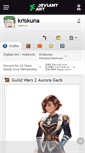 Mobile Screenshot of kriskuna.deviantart.com