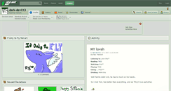 Desktop Screenshot of dark-devil13.deviantart.com