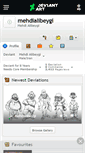 Mobile Screenshot of mehdialibeygi.deviantart.com