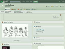 Tablet Screenshot of mehdialibeygi.deviantart.com