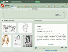 Tablet Screenshot of ghiegy.deviantart.com