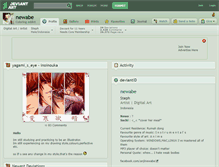 Tablet Screenshot of newabe.deviantart.com