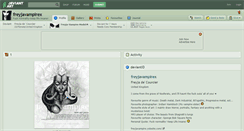 Desktop Screenshot of freyjavampirex.deviantart.com