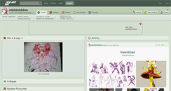 Desktop Screenshot of michimichimo.deviantart.com