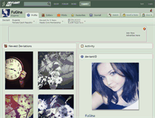 Tablet Screenshot of fugina.deviantart.com