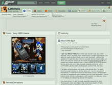 Tablet Screenshot of cjnicholls.deviantart.com