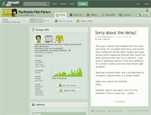 Tablet Screenshot of pacthesis-fab-fans.deviantart.com