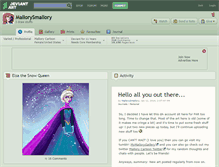 Tablet Screenshot of mallorysmallory.deviantart.com