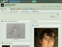 Tablet Screenshot of lady-black-jackal.deviantart.com