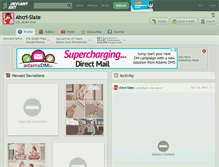Tablet Screenshot of ahcri-slate.deviantart.com