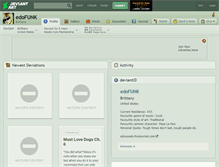 Tablet Screenshot of edofunk.deviantart.com