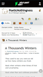 Mobile Screenshot of poeticnothingness.deviantart.com