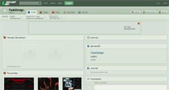 Desktop Screenshot of fadedesign.deviantart.com