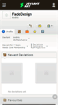 Mobile Screenshot of fadedesign.deviantart.com