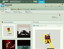 Tablet Screenshot of anhell2005.deviantart.com