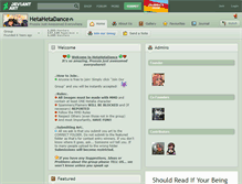 Tablet Screenshot of hetahetadance.deviantart.com