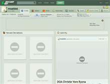 Tablet Screenshot of moai666.deviantart.com