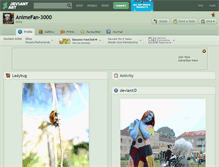 Tablet Screenshot of animefan-3000.deviantart.com