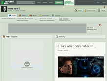 Tablet Screenshot of monroeart.deviantart.com