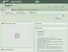 Tablet Screenshot of invader-lil.deviantart.com