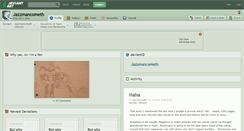Desktop Screenshot of jazzmancometh.deviantart.com