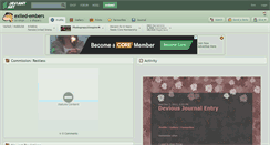 Desktop Screenshot of exiled-embers.deviantart.com