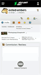 Mobile Screenshot of exiled-embers.deviantart.com