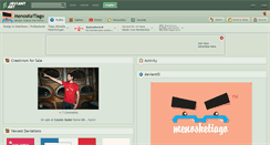 Desktop Screenshot of menosketiago.deviantart.com