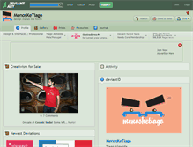 Tablet Screenshot of menosketiago.deviantart.com