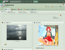 Tablet Screenshot of fluffyfoxsoul.deviantart.com