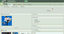 Desktop Screenshot of dmanga.deviantart.com