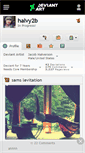 Mobile Screenshot of halvy2b.deviantart.com