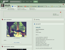 Tablet Screenshot of halvy2b.deviantart.com
