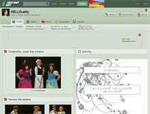 Tablet Screenshot of hellocatty.deviantart.com