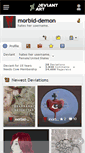 Mobile Screenshot of morbid-demon.deviantart.com