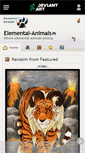 Mobile Screenshot of elemental-animals.deviantart.com