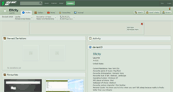 Desktop Screenshot of ellicity.deviantart.com