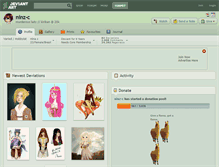 Tablet Screenshot of ninz-c.deviantart.com