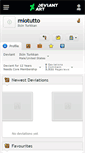 Mobile Screenshot of miotutto.deviantart.com