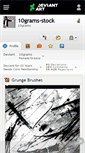 Mobile Screenshot of 10grams-stock.deviantart.com