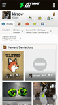 Mobile Screenshot of kirrow.deviantart.com
