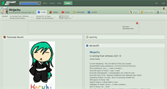 Desktop Screenshot of ninjachu.deviantart.com