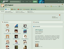 Tablet Screenshot of aph-england.deviantart.com