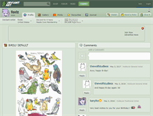 Tablet Screenshot of foxiz.deviantart.com