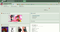 Desktop Screenshot of crashedcometgirl.deviantart.com