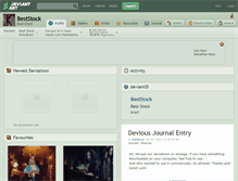 Tablet Screenshot of beststock.deviantart.com