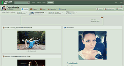 Desktop Screenshot of crystalpanda.deviantart.com